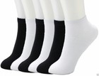 New Lot 6-12 Pairs Mens Womens Ankle Socks Cotton Low Cut Casual Size 9-11 10-13