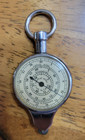 Hoffritz  new York  Made Germany Vintage 2-sided Map Measure Leather Case Works 