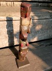 Northwest Coast Antique Totem Pole Nootka Native Old Curiosity Shop Seattle 1920