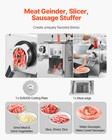 Commercial Electric Meat Grinder Slicer 14 Lbs min Sausage Stuffer Maker Kitchen