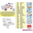 Murray   Pedal Car Parts  Flat Face Plastic Grille