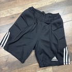 Adidas Climalite Padded Goalie Shorts Black Men s Size S Soccer Protection