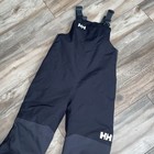Helly Hansen Insulated Black Bib Snow Pants Kids Sz 7 122