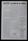 The Jungle Book Wd Walt Disney Synopsis Pressbook Movie Movie Double sided