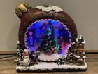Vintage Christmas Light Up Decoration Tabletop Xmas Ball Shape Multicolor Light