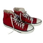 Vintage Converse Chuck Taylor All Star Hi Red Usa Made Size 7 5 Mens Canvas