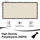 Love Story 6x50 Fence Privacy Screen Outdoor Mesh Fencing Covers Screen Fence