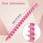 26pcs Spiral Hair Perm Rod Plastic Long Barber Hairdressing Styling Curling Perm