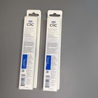 2 Packs Of 2 Count Oral-b Clic Sensitive Replacement Brush Heads Extra Soft
