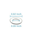 18-8  304  Stainless Steel Flat Washers - 1 4  Id  5 8  Od  0 057  Thickness    