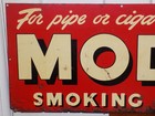 Vintage Model Smoking Tobacco Metal Sign
