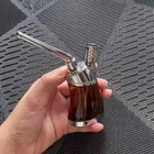Water Smoking Pipe Smoke Hookah Herb Glass Tobacco Bottle Small Portable Bong