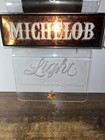 Vintage Michelob Light Beer Lighted Bar Clock-light Works -clock Not Working