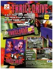 Konami Thrill Drive Arcade Game Brochure 1998 Racing Promotional Flyer