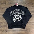 Saint Michael X Denim Tears Crewneck  black  Men s Quality Cotton Streetwear