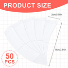 50 Pcs Wig Tape Double Sided Ultra Hold Lace Front Wig Tapes For Lace Wigs Hair