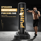 Heavy Boxing Bag Stand Punching Bag With Gloves Mma Home Gym Training Equipment