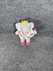 Vintage Babar The Elephant Queen Celeste Plush Stuffed Animal Toy