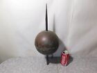Antique 8  Lightning Rod weathervanes Copper Globe