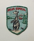 Vintage Patch Jasper Park Canada Ski Resort Black Bear Souvenir Travel Snow Tram