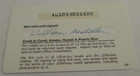 Jcpenney Credit Charge Card - Signed Vintage Expired Collectible B