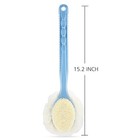 Shower Body Brush With Bristles And Loofah Back Scrubber Exfoliating Tool For Ba