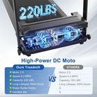 Treadmills For Home Walking Pad Machine- Foldable Treadmill With Handle Bar For