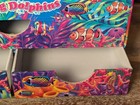 Vintage Lisa Frank Empty Dolphin Seas Stationary Jewelry Organizer Box Drawers