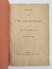 1886 Antique Concord Nh Fire Department Annual Report Roster Alarm Lists Dates