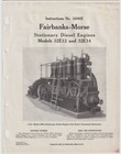 1940 Fairbanks Morse Stationary Diesel Engines 32e-12   32e-14 Owner Manual 92 P