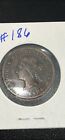 1891 Small Date Variety Canadian Large Cent Victoria Coin