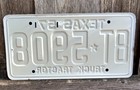 1957 Vintage Antique Texas Truck Tractor License Plate  Unrestored 8t 5908