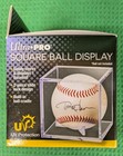 Ultra Pro Square Uv Protected Baseball Holder Cube Display Case Lot Of 3