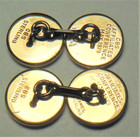Vtg  Cbs Tv  Radio Broadcast Co  Logo Employee Service Award Sterling Cufflinks