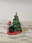 2015 Danbury Mint Boston Terrier Dog Ceramic Christmas Tree Ornament 