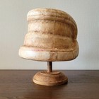 Bonnet Millinery Hat Block Plastic Vintage Supplies Form Antique Mold Wooden