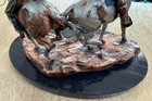 C a  Pardell 1992 Defending The People Legends Bronze Sculpture - Signed 151 950
