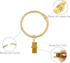 2 Inch Openable Curtain Rings With Clips Gold  18 Pack 2   Metal Openable Curtai