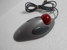Logitech Trackman Ergonomic Mouse Marble Usb T-bc21 Trackball Tested Works