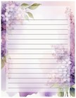 Personalized - 30pcs Stationery Writing Paper  Watercolor Stationary   l2c47