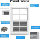 Upgraded Shed Windows 2 Pack  30  X 36  Windows With Tempered Glass And Stainles