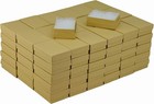 Kraft Cotton Filled Jewelry Box Case Of 100 3 125 Inches X 2 125 Inches