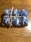 6 Chinoiserie Inspired Easter Eggs Farmhouse Tiered Tray Bowl Basket Fillers new