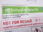 1 Gal Oem Hp Indigo Imaging Oil For Digital Press 10000 Series   50000 Q4313a