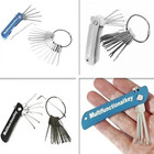 21-in-1 Locksmith Pick Tool Set Portable Foldable Lock Pick Tools Kit 8 5cm