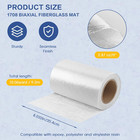 1708 Biaxial Fiberglass Cloth Mat Roll  8  X 360  Heavy Duty Fiber Glass Cloth F