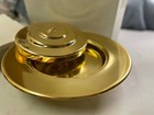 Artistic Churchware Communion Tray Brasstone Stacking Bread Plate   Cover