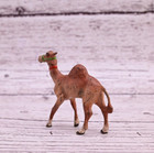 Original Miniature Antique Austrian Vienna Cold Painted Bronze Of Desert Camel