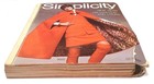 Simplicity Pattern Book October 1970 Store Counter Catalog 70s Mod Fashions