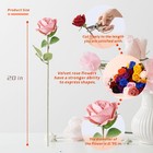 12 Pcs Artificial Rose Flowers  Silk Roses With Long Stems  Realistic Fake Roses